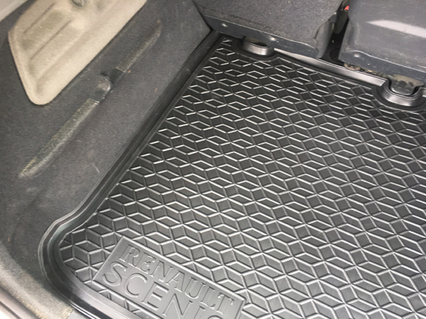 Килимок в багажник для Renault Scenic II (2003-2009) 5 місць (Avto-Gumm). Фото 7