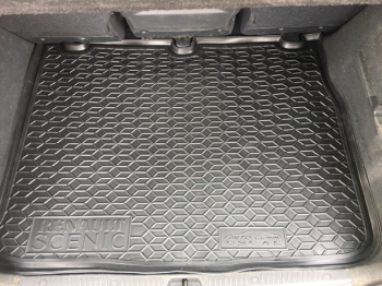 Килимок в багажник для Renault Scenic II (2003-2009) 5 місць (Avto-Gumm). Фото 6