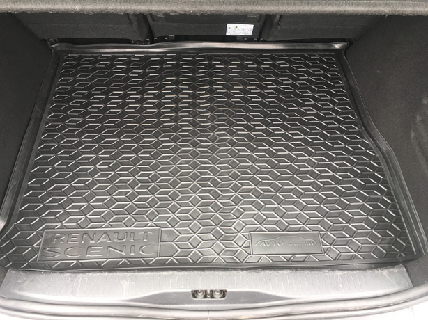 Коврик в багажник Renault Scenic III (2009-2016) Резиновые Avto-Gumm. Фото 3