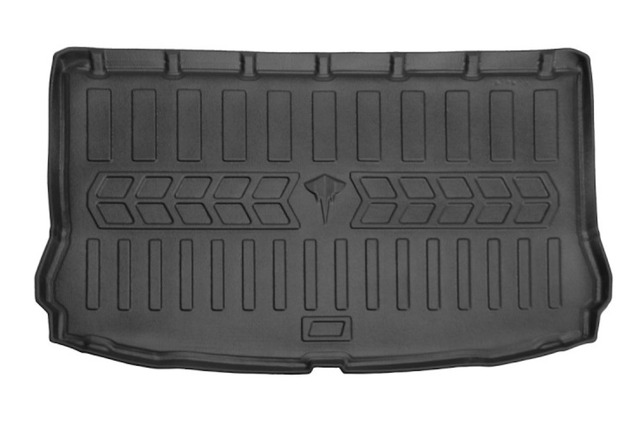 Коврик в багажник SEAT Leon III (5F) 2012-2019 hatchback верхняя полочка с фальш полом с бортиками 30 мм Stingray. Фото 2