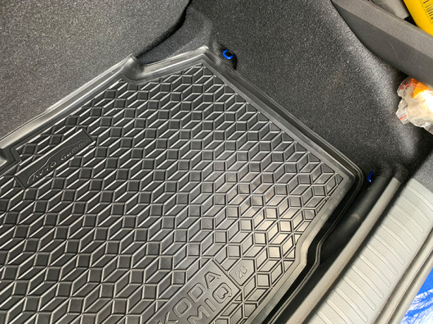 Коврик в багажник Skoda Kamiq (2019-...) Резиновые AVTO-Gumm. Фото 7