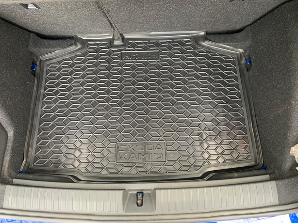 Коврик в багажник Skoda Kamiq (2019-...) Резиновые AVTO-Gumm. Фото 6