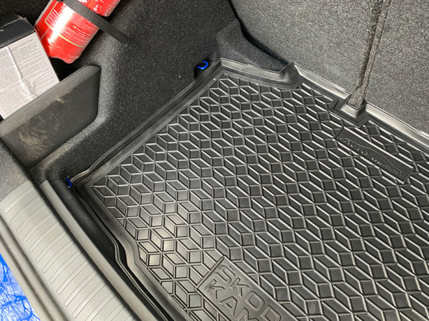 Коврик в багажник Skoda Kamiq (2019-...) Резиновые AVTO-Gumm. Фото 8