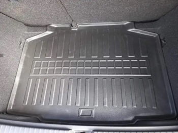 Коврик в багажник Skoda Kamiq (2019-...) с бортиками 30 мм (Stingray). Фото 2