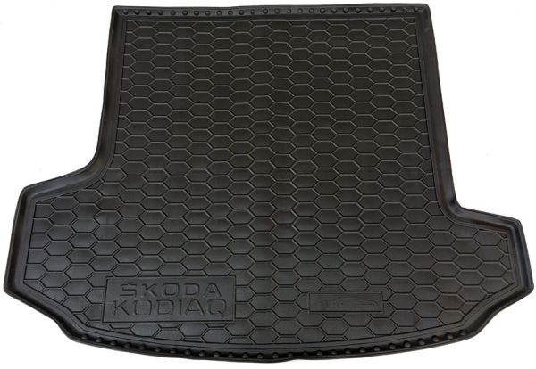 Коврик в багажник Skoda Kodiaq (2016-...) (7 мест) увеличенный (Avto-Gumm). Фото 2