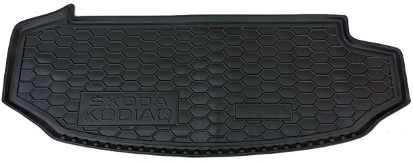 Килимок в багажник для Skoda Kodiaq (2016-...) (7 місць) короткий (Avto-Gumm). Фото 2