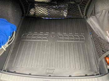 Коврик в багажник Skoda Octavia IV (A8) (2020-...) Universal с бортиками 30 мм (Stingray). Фото 2