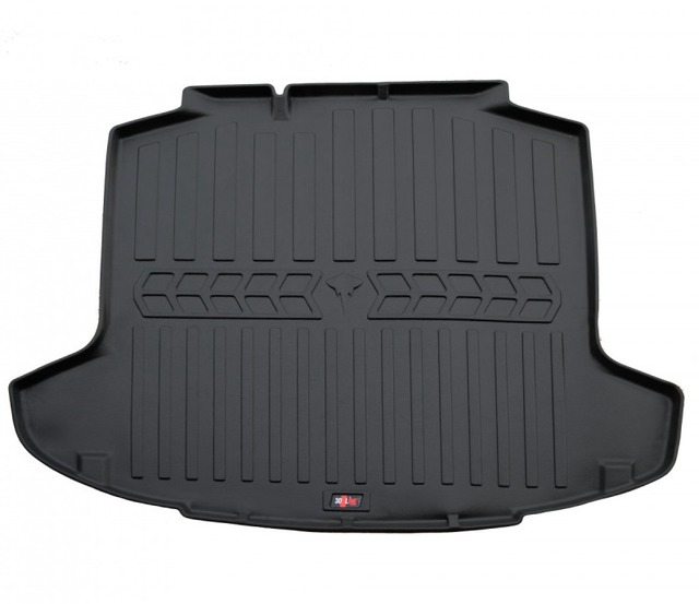 Коврик в багажник Skoda Rapid (2012-2019) Liftback с бортиками 30 мм (Stingray)