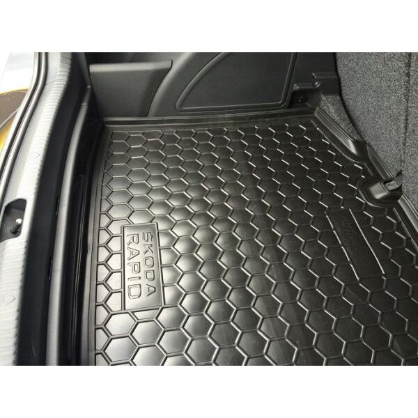 Коврик в багажник Skoda Rapid (2012-2019) Spaceback (Avto-Gumm). Фото 2