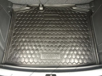Коврик в багажник Skoda Rapid (2012-2019) Spaceback (Avto-Gumm)