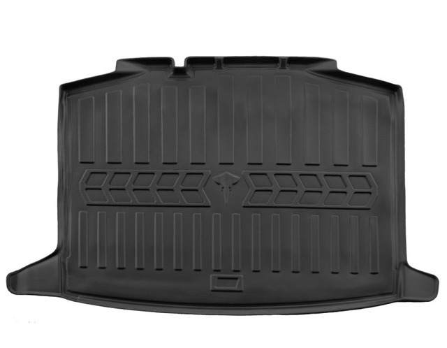 Коврик в багажник Skoda Rapid (2012-2019) Universal нижняя полочка с бортиками 30 мм (Stingray)