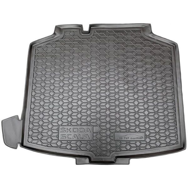 Коврик в багажник Skoda Scala 2020- Резиновые (Avto-Gumm)