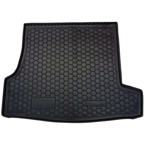 Коврик в багажник Skoda Superb I 3U 2001-2008 Резиновые Avto-Gumm