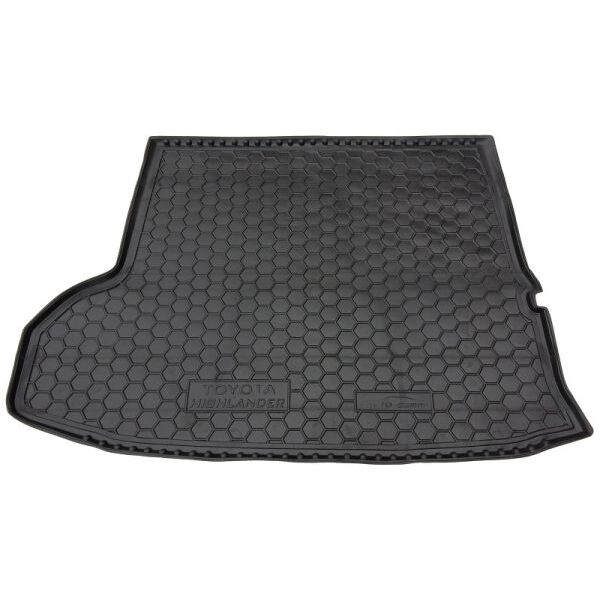 Коврик в багажник Toyota Highlander (XU50) 2013-2019 7 мест Резиновые Avto-Gumm