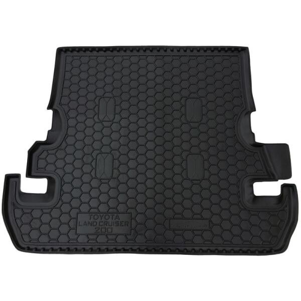Коврик в багажник Toyota Land Cruiser 200 2007- (7 мест) Резиновые Avto-Gumm