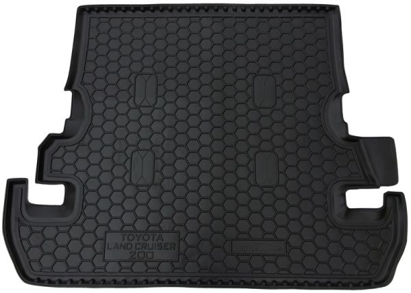 Коврик в багажник Toyota Land Cruiser 200 2007- (7 мест) Резиновые Avto-Gumm. Фото 3