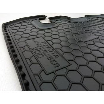 Коврик в багажник Toyota Land Cruiser 200 2007- (7 мест) Резиновые Avto-Gumm. Фото 2