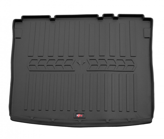 Коврик в багажник Volkswagen Caddy Life (2003-2020) 4-х дверный с бортиками 30 мм (Stingray)