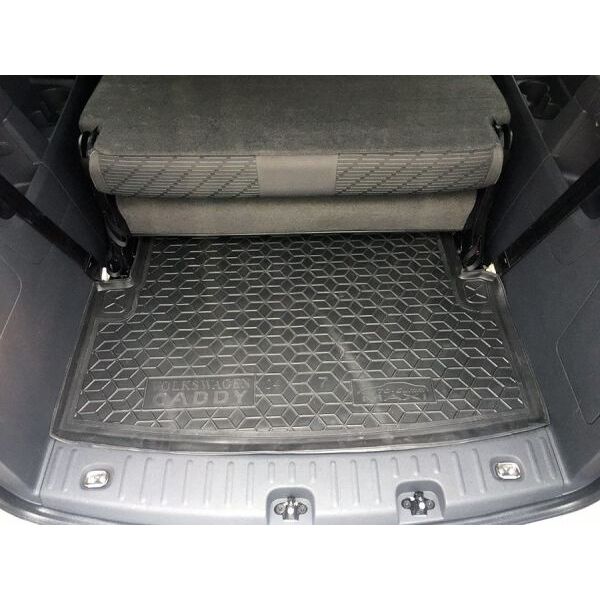 Коврик в багажник Volkswagen Caddy Maxi 2004- 7 мест (Avto-Gumm)