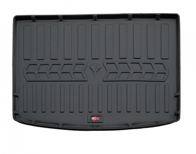 Коврик в багажник Volkswagen Golf Plus (2005-2014) с бортиками 30 мм (Stingray)