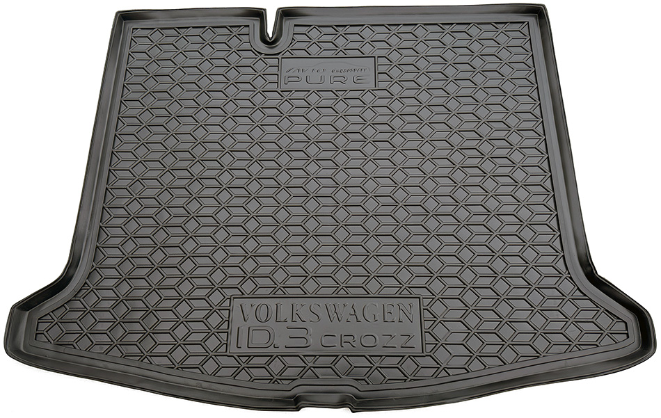 Коврик в багажник Volkswagen ID3 Pure+ (2020-...) Резиновые Stingray, Avto-Gumm, Frogum Proline Premium. Фото 10