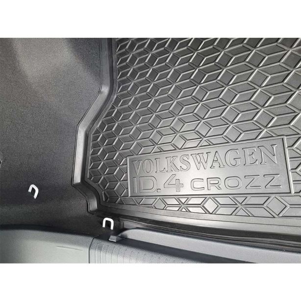 Коврик в багажник Volkswagen ID4 Pure+ (2020-...) Резиновые Stingray, Резиновые Avto-Gumm, Резиновые Frogum Proline Premium. Фото 6