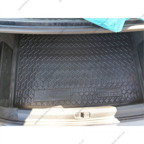 Коврик в багажник Volkswagen Passat B6 (2005-2010) Sedan Avto-Gumm. Фото 2