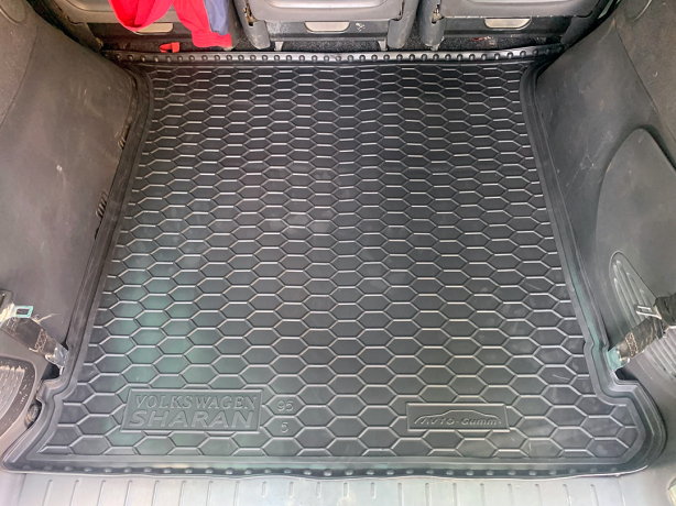 Коврик в багажник Volkswagen Sharan 1995-2010 5 мест (Avto-Gumm). Фото 6