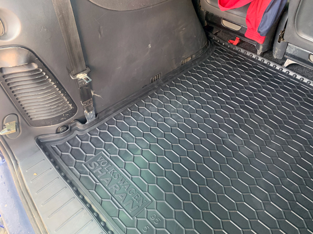 Коврик в багажник Volkswagen Sharan 1995-2010 5 мест (Avto-Gumm). Фото 4