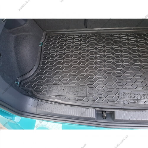 Коврик в багажник Volkswagen T-Cross (2019-...) верхняя полочка (Avto-Gumm). Фото 10