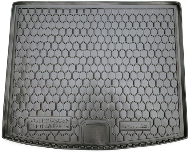 Коврик в багажник Volkswagen Touareg 2010- 2-х зон. климат-контроль (Avto-Gumm). Фото 4
