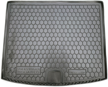 Коврик в багажник Volkswagen Touareg 2010- 2-х зон. климат-контроль (Avto-Gumm). Фото 4