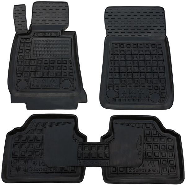 Коврики в салон BMW 3 (E90/E91) (2004–2013) Резиновые Avto-Gumm. Фото 2