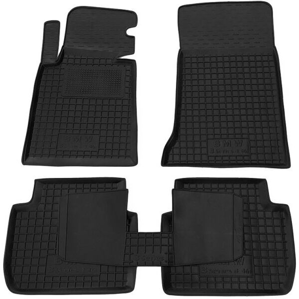Коврики в салон BMW 3 Е46 1998–2006 Резиновые Avto-Gumm