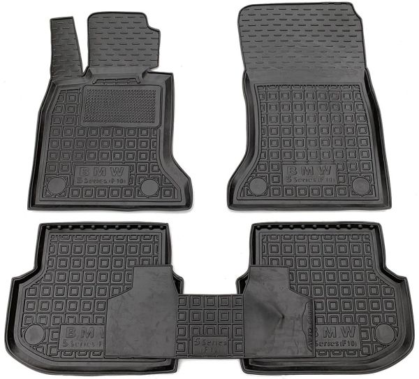 Коврики в салон BMW 5 (F10/F11) 2010-2013 Резиновые Avto-Gumm. Фото 2