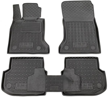 Коврики в салон BMW 5 (F10/F11) 2010-2013 Резиновые Avto-Gumm. Фото 2