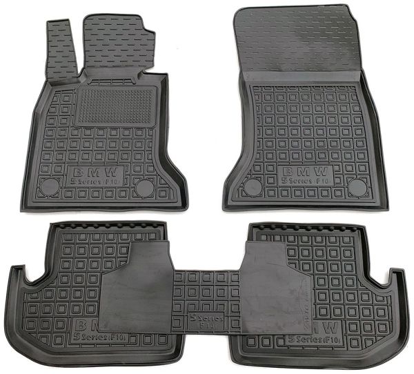Резиновые коврики в салон BMW 5 (F10/F11) 2013-2016 Avto-Gumm. Фото 2