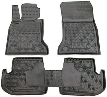 Резиновые коврики в салон BMW 5 (F10/F11) 2013-2016 Avto-Gumm. Фото 2
