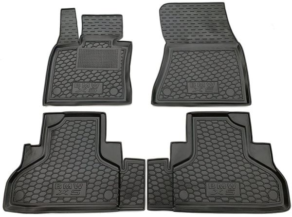 Коврики в салон BMW X5 F15 2013-2018 Резиновые Avto-Gumm. Фото 11