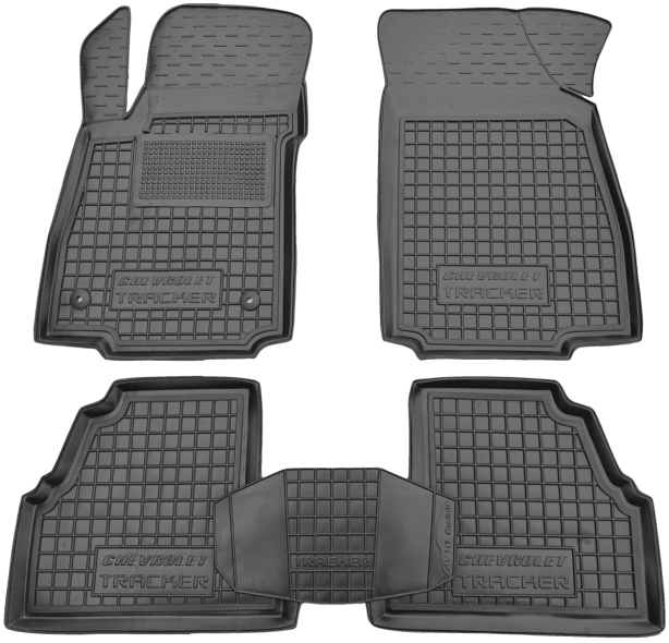 Коврики в салон Chevrolet Tracker 2013- Резиновые (Avto-Gumm). Фото 9