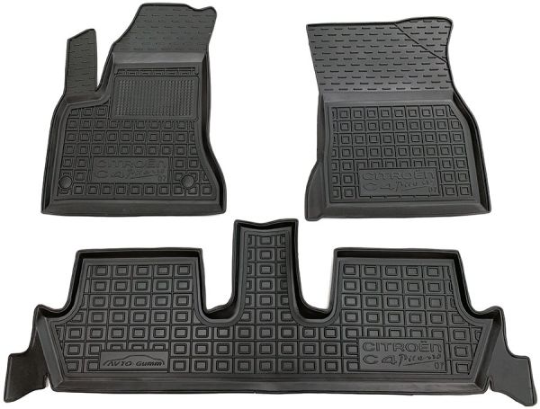 Коврики в салон Citroen C4 Picasso (2006-2013) Резиновые Avto-Gumm. Фото 12