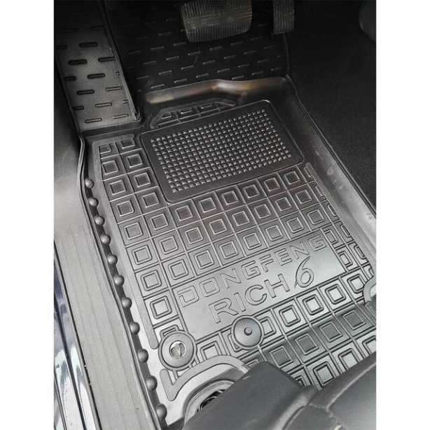 Резиновые коврики в салон Dongfeng Rich 6 2022-... Avto-Gumm