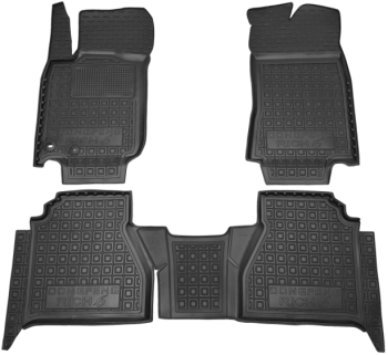Резиновые коврики в салон Dongfeng Rich 6 2022-... Avto-Gumm. Фото 20