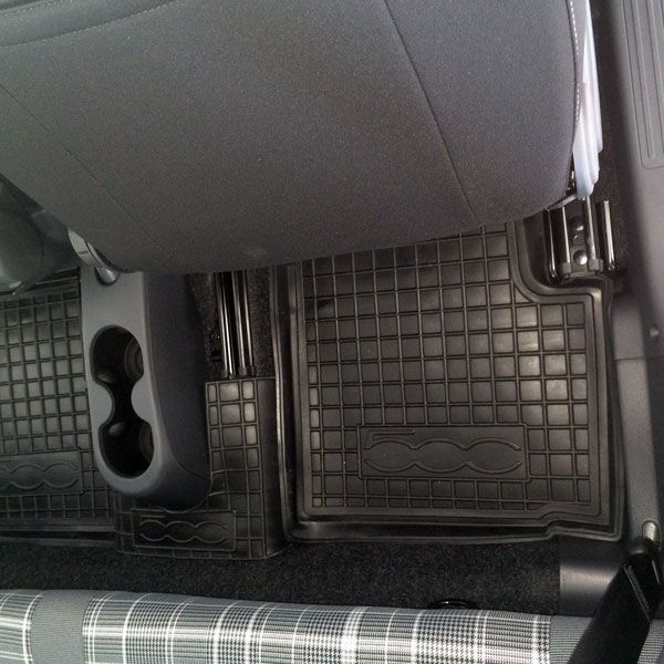 Резиновые коврики в салон Fiat 500 (2007-...) Avto-Gumm. Фото 7
