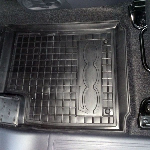 Резиновые коврики в салон Fiat 500 (2007-...) Avto-Gumm. Фото 4