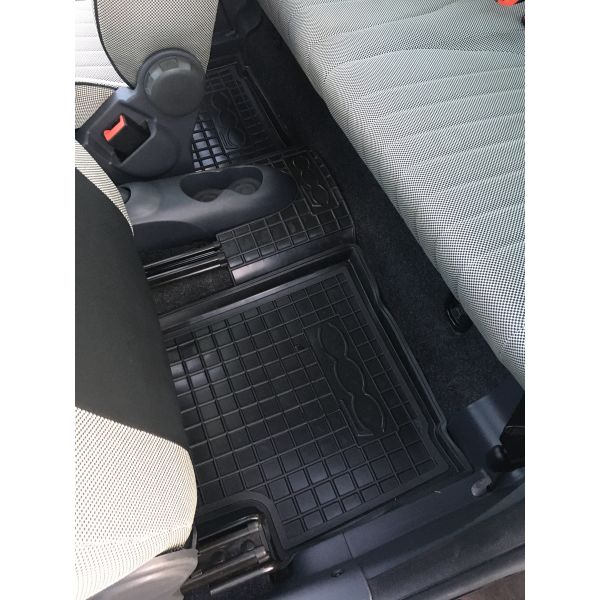 Резиновые коврики в салон Fiat 500 (2007-...) Avto-Gumm. Фото 6