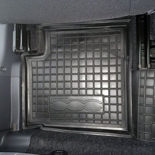 Резиновые коврики в салон Fiat 500 (2007-...) Avto-Gumm. Фото 5