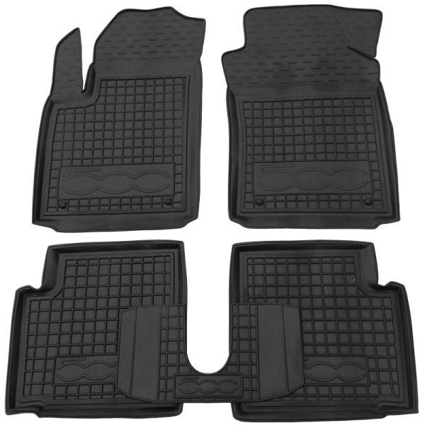 Резиновые коврики в салон Fiat 500 (2007-...) Avto-Gumm