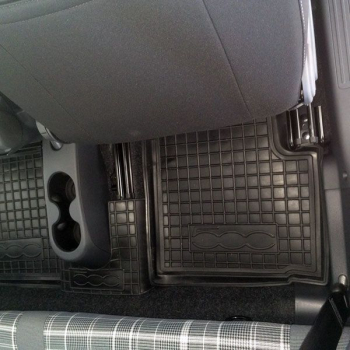 Резиновые коврики в салон Fiat 500 (2007-...) Avto-Gumm. Фото 7