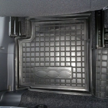 Резиновые коврики в салон Fiat 500 (2007-...) Avto-Gumm. Фото 5